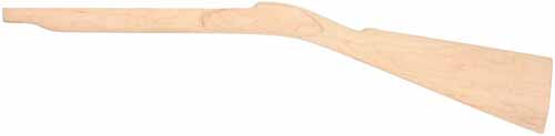 Stock, Hawken halfstock, pre shaped, left non-inlet,
1" octagon barrel, fancy maple Stock, Hawken halfstock, pre shaped, left non-inlet,
1" octagon barrel, fancy maple